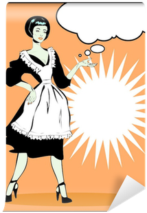 Retro Clip Art In Popart Vintage Style Wall Mural • - Clip Art (400x400)