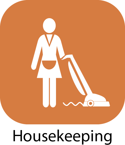 Housekeeping -01 - Housekeeping Symbol Png (500x583)