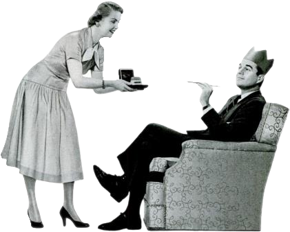 50 S Housewife Ad Cutout By Absurdwordpreferred - Housewife Transparent (673x416)