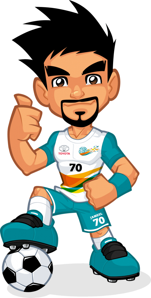 Mascota Publicitaria Jameel - Saudi League Mascot (1012x2000)