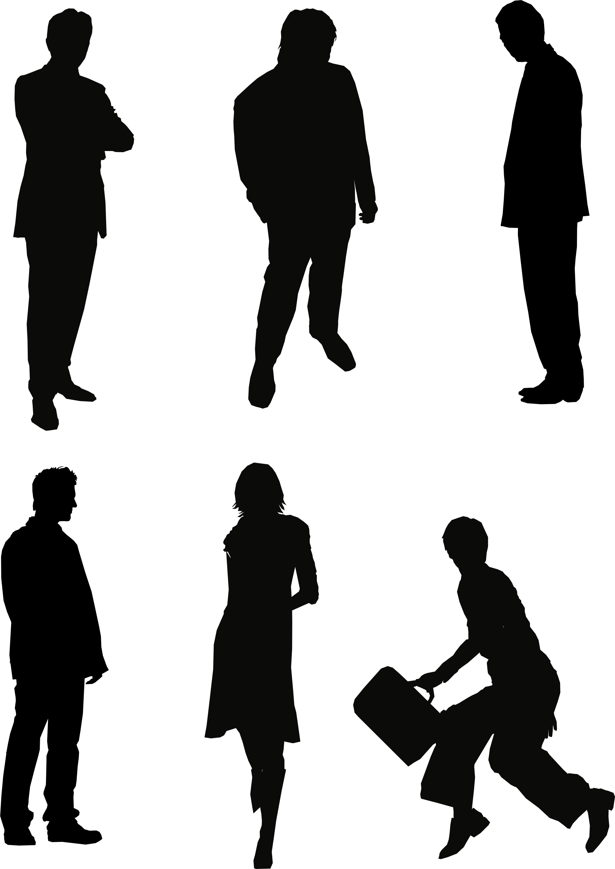 Silhouette Svgs Scrappystickyinkymess - People Looking Down Silhouette Png (2085x2946)