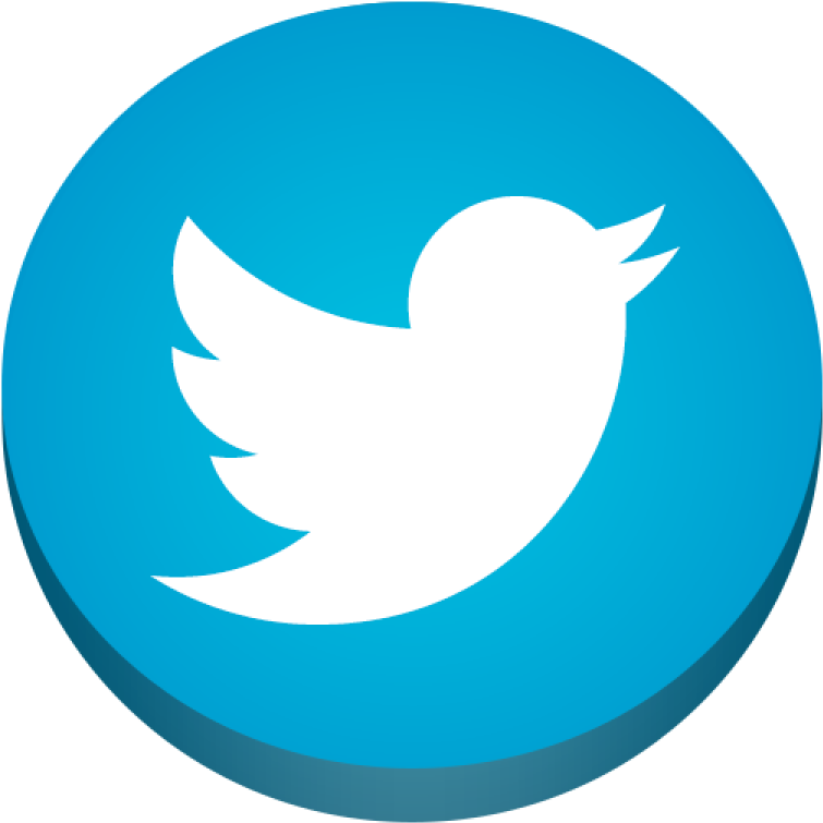 Stay In Touch - Twitter Round Svg (768x768)