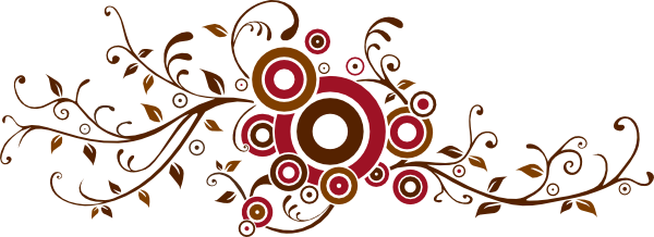 Circles Leaf Vine Clip Art At Clker - Royal Wedding Invitation Border (600x218)