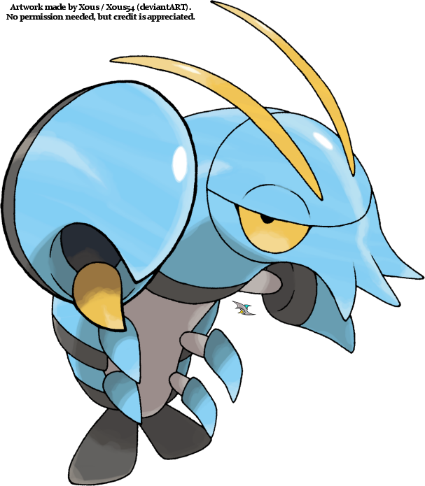 Clauncher By Xous54 - Imagenes De Pokemon Clauncher (607x695)