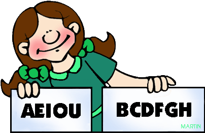Vowels And Consonants - Vowels Clip Art (457x306)
