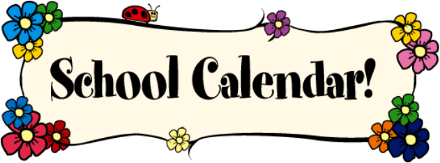 School Calendars Jack Hulland Elementary School Rh - School Calendar Clip Art (631x234)