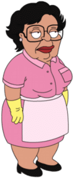 Housekeeper Or No Housekeeper - Consuela Family Guy Gif (400x400)