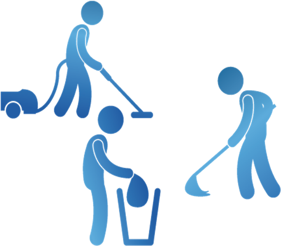Housekeeping - Cleaning Services Icon Png (568x505)