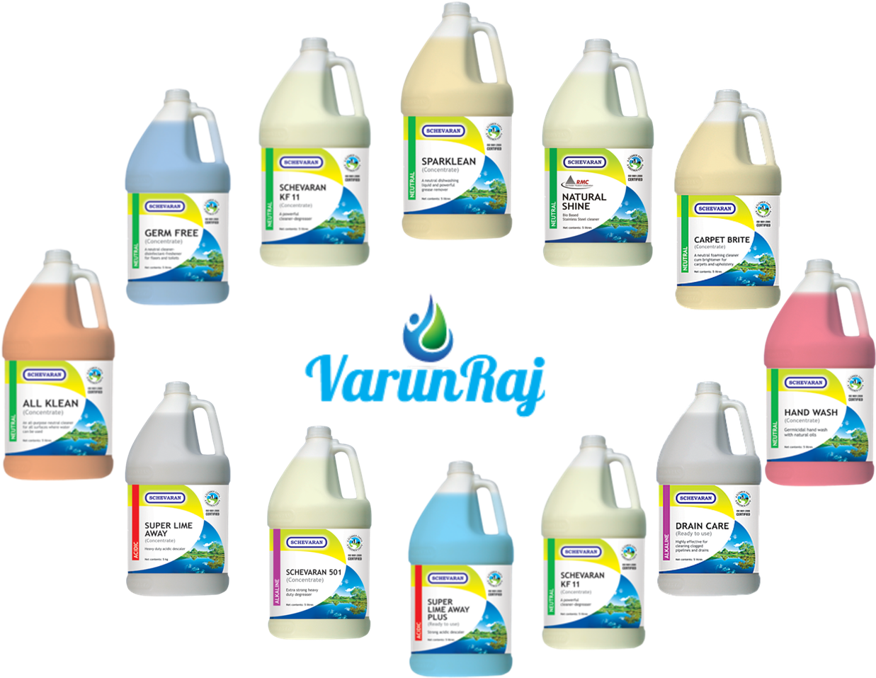 Home Varunraj Housekeeping Material Supplier - Schevaran Chemicals (1277x993)