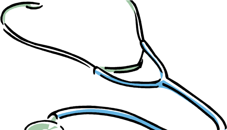 Animated Stethoscope Animated Stethoscope Best Stethoscope - Stethoscope Clipart Png (750x425)