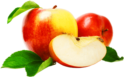 Apple Red Wedge Slice - Natural Fruit Flavor Apple 4oz (400x400)