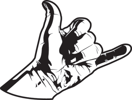 Hangloose, A - K - A - Shaka How Did It Begin Http - Hang Loose (450x342)