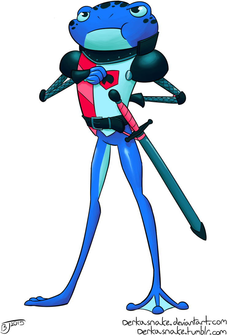 Frog Knight By Blackspotdesign Frog Knight By Blackspotdesign - Knight Frog (763x1234)