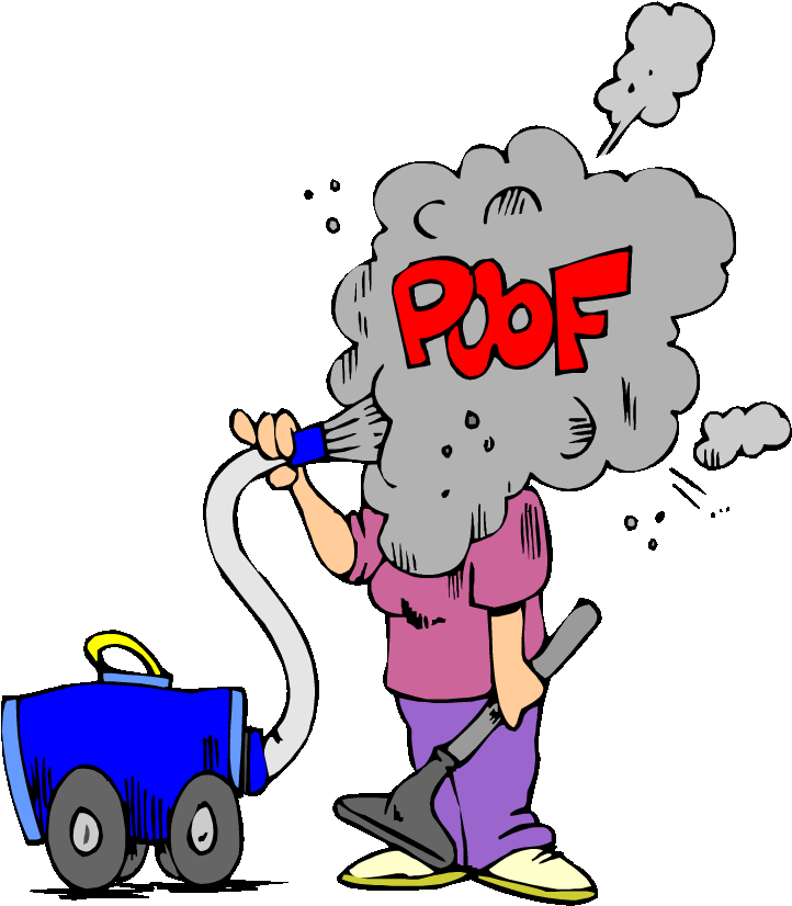 Funny House Cleaning Logos Clipart - Bad Cleaning (750x828)