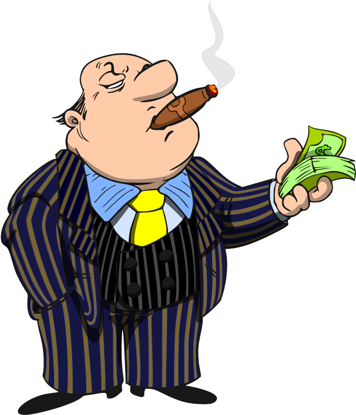 Moneybags Mortimer - “ - Cartoon (751x846)