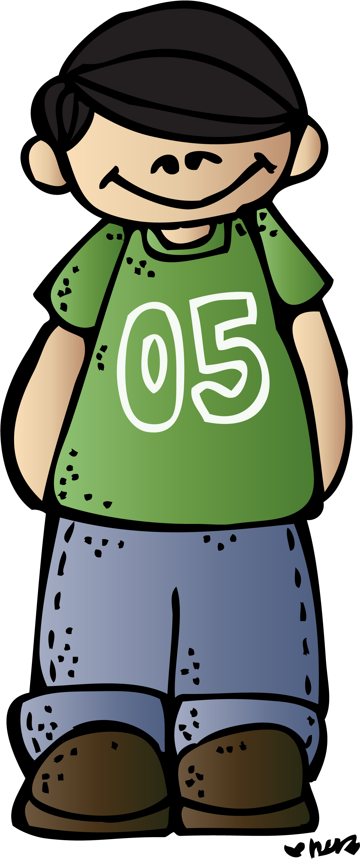 Boy 1 Ts Melonheadz 13 Colored - Good News Postcards From School (1294x3000)