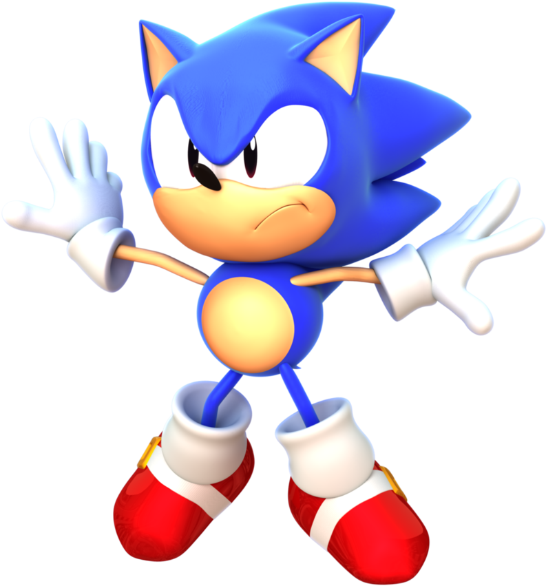 Sonic Cd Opening Render By Alsyouri2001 - Sonic The Hedgehog (844x946)