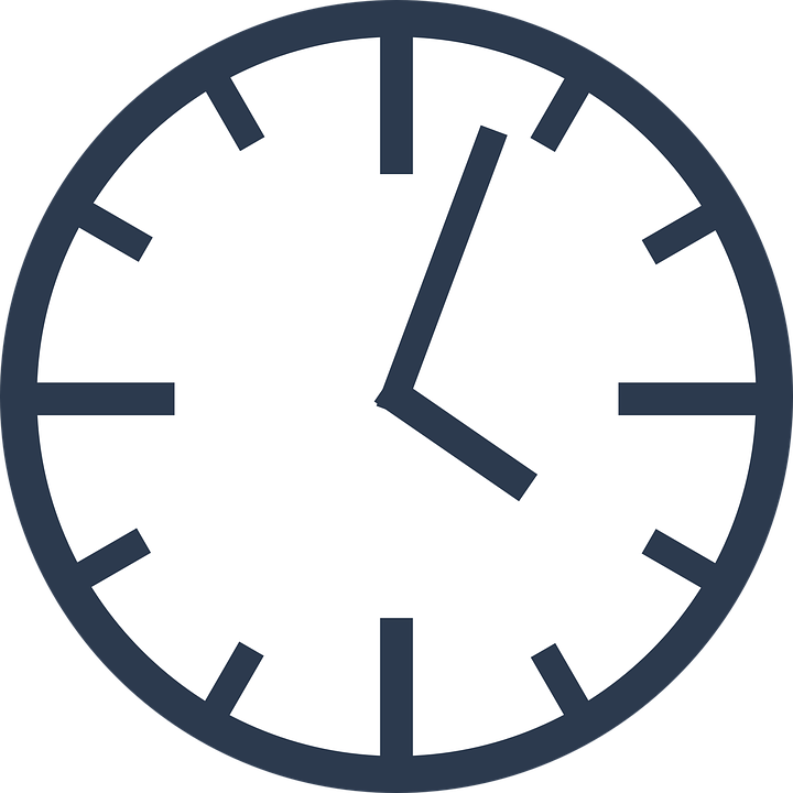 Opening Hours - Clock Clip Art Png (720x720)