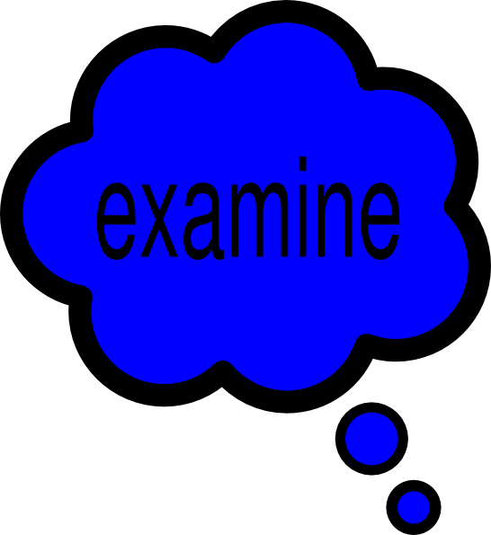 Clipart Illustration Of A White Man Using A Magnifying - Clip Art (546x595)