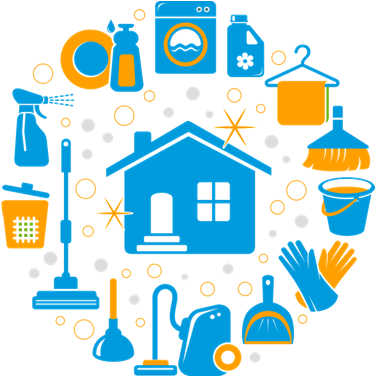 What Pointcloser Can Do For Commercial Cleaning Companies - Home Services Icon Png (376x377)