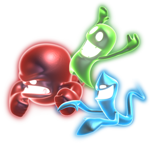 In Particular, Take A Look At The Little Green Guy - Luigi's Mansion Ghosts Png (501x479)