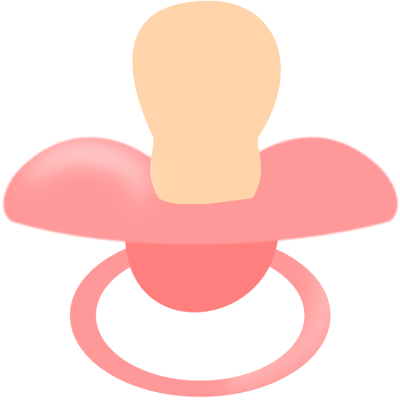 Pacifier Drawing At Getdrawings Com Free For Personal - Transparent Pacifier Clipart (600x595)