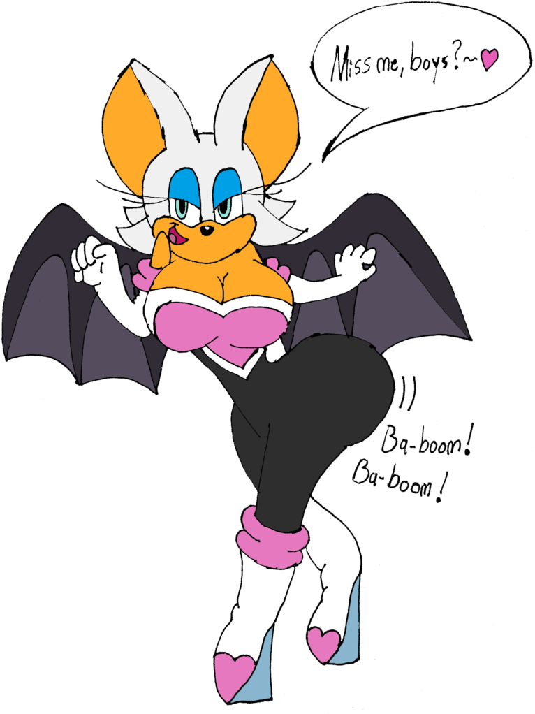 Rouge Booty Baby By Sonicdude645 - Cartoon (778x1027)