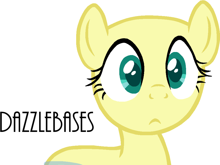 [mlp Base] Can't Think Of A Good Title By Dazzlebases - Cartoon (981x768)