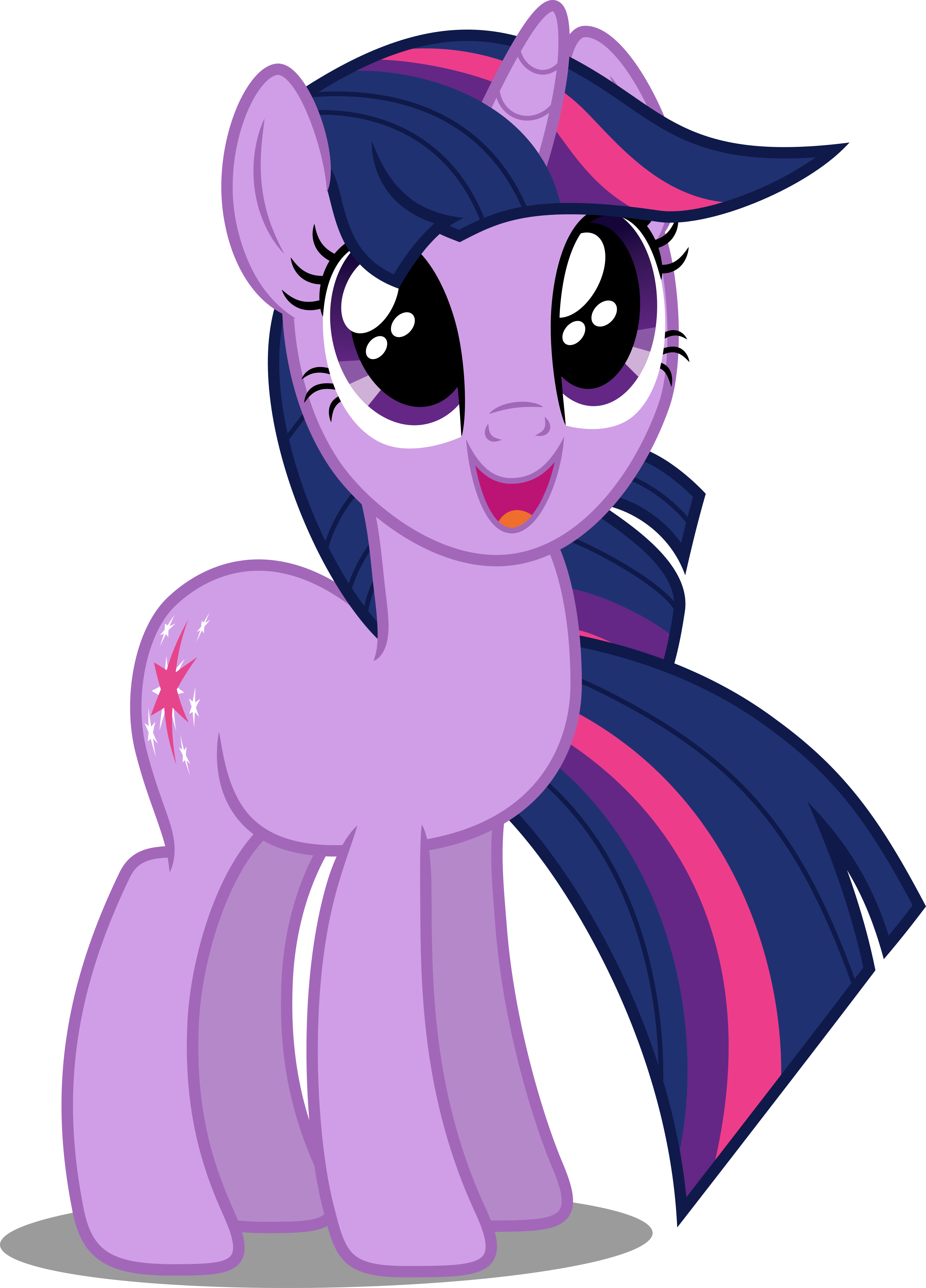 Vector 112 Twilight Sparkle 9 By Dashiesparkle-d8krsak - My Little Pony Unicorn Twilight Sparkle (3000x4175)