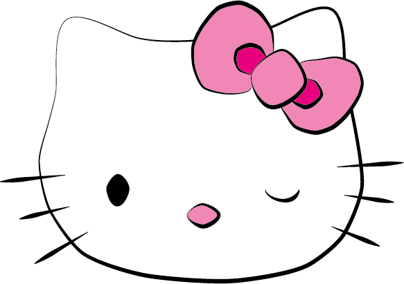 Hello Kitty Face By Azenmog - Hello Kitty Face Transparent (583x411)