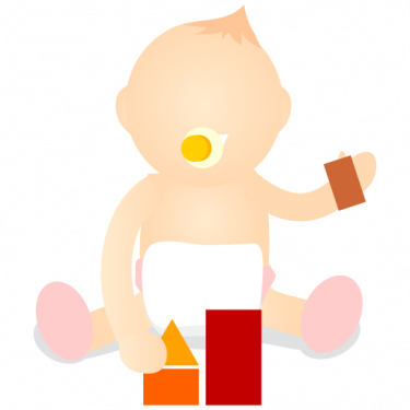 Cartoon Children, Kids, Baby - Icon (375x375)