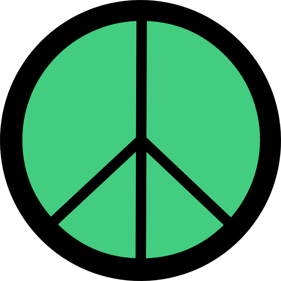 Retro - Make Love Not War Peace Sign (949x949)