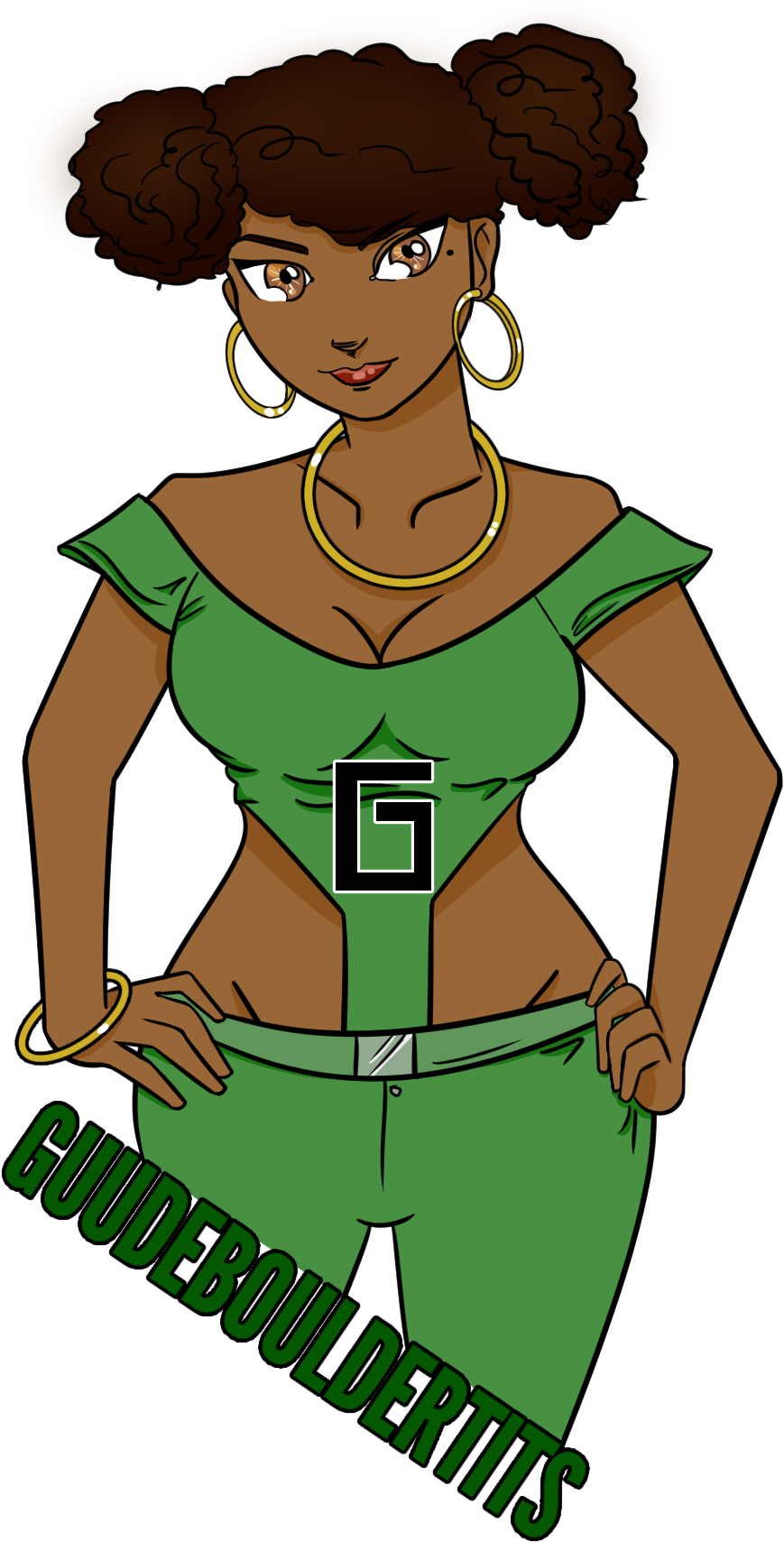 Fan Art[guude] Genderbend - Cartoon (1500x2000)