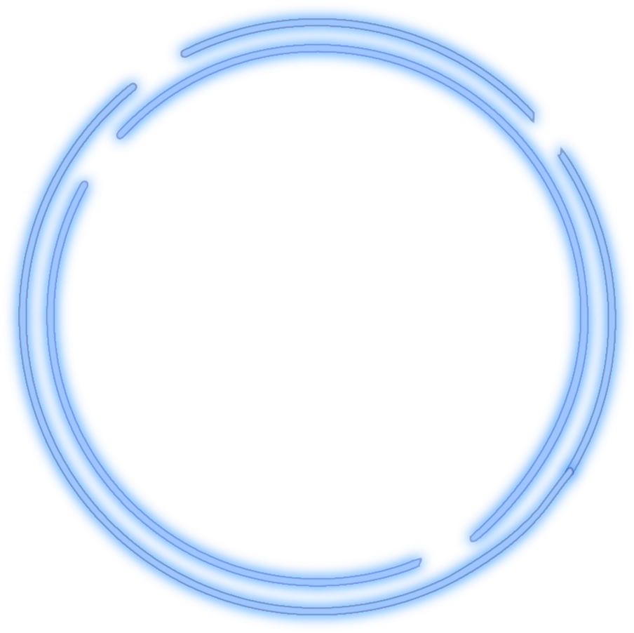 Signature Triangle Circle - Blue Glow Circle Png (1025x1102)