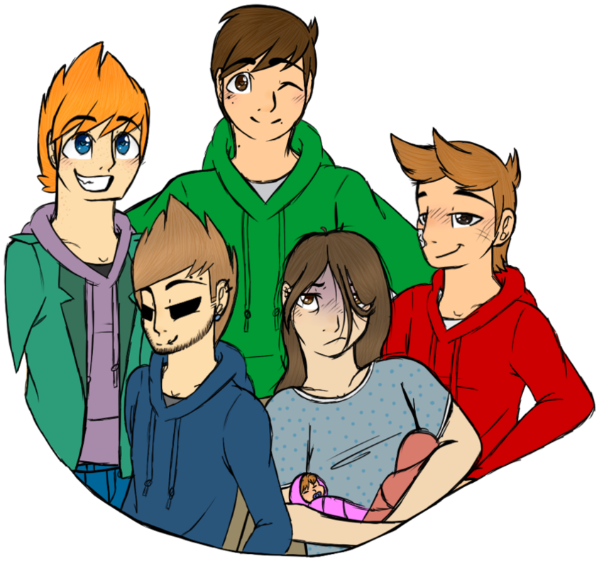 Eddsworld And Scarlett-request By Demonsoul24 - Cartoon (894x894)