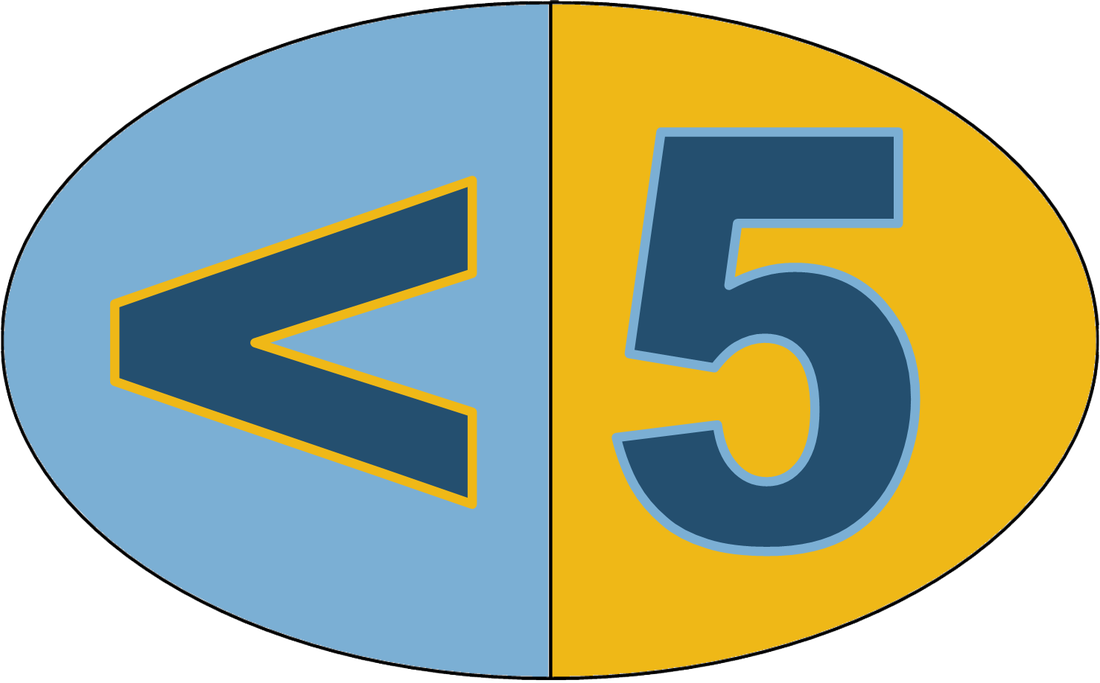 Strive For Less Than 5 Absences Logo - School (1100x683)