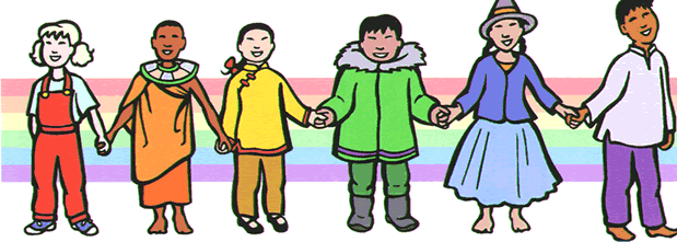 Multicultural Clipart - Joining Hands: The Hope And Help Directory (619x221)