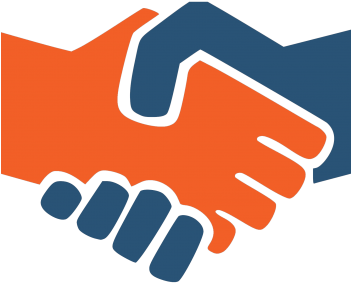 Referralnet Partners - Shaking Hands Logo Png (350x350)