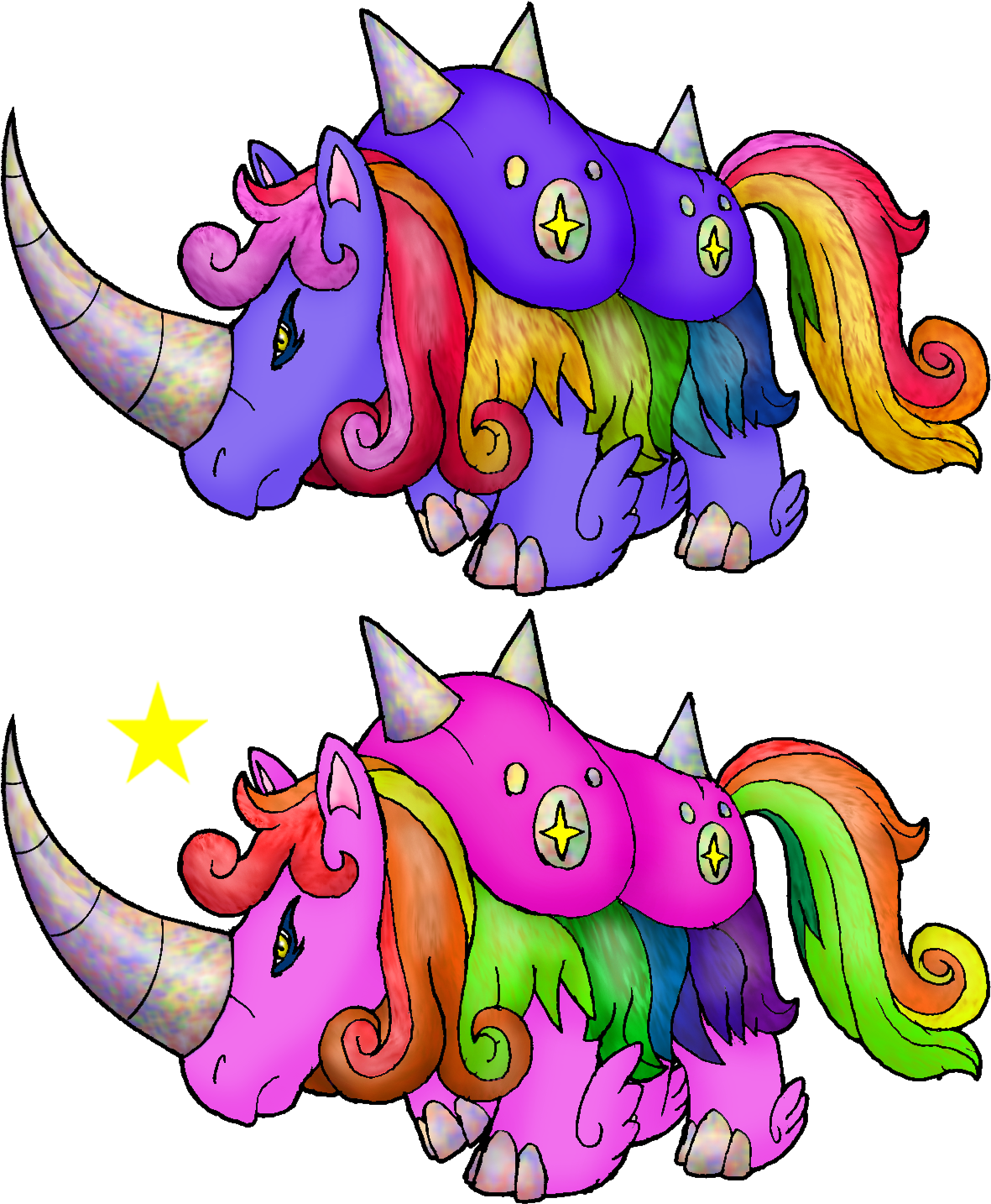 Aliceros By Skarmorysilver - Rhino Fakemon (1237x1440)