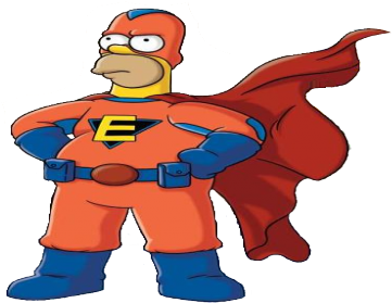 An Individual Or Group Of Individual Who Has/have "for - Superhéroes De Los Simpson (464x290)