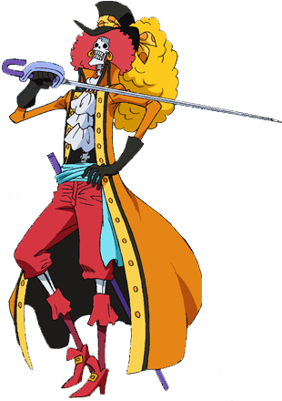 Brook Promotional Film Z Outfit - One Piece Film: Z (317x446)