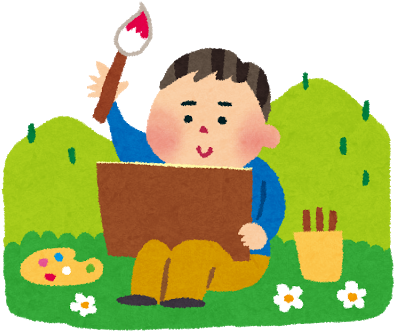 Our Visual Arts Program Provides Developmentally Sequenced - 絵 を 描く イラスト (400x339)