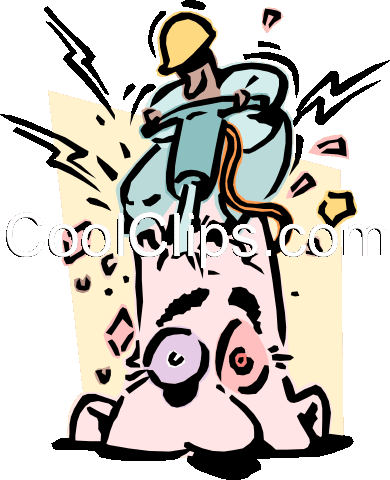 Dolor De Cabeza Libres De Derechos Ilustraciones De - Clip Art (390x480)