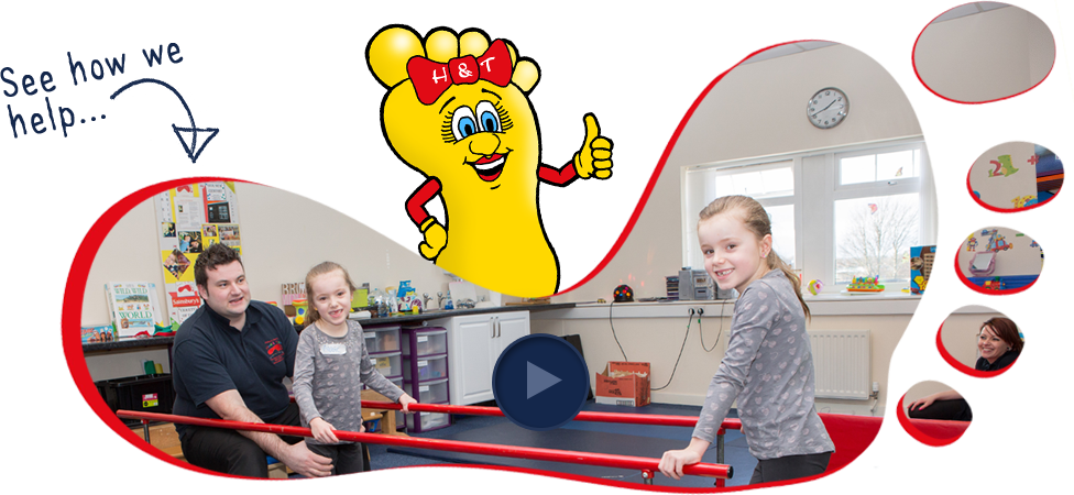 Heel & Toe Children's Charity Provide Therapy To Children - Cartoon (976x450)