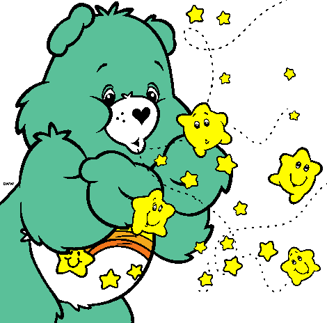 Care Bear Clipart - Wish Upon A Star (470x464)