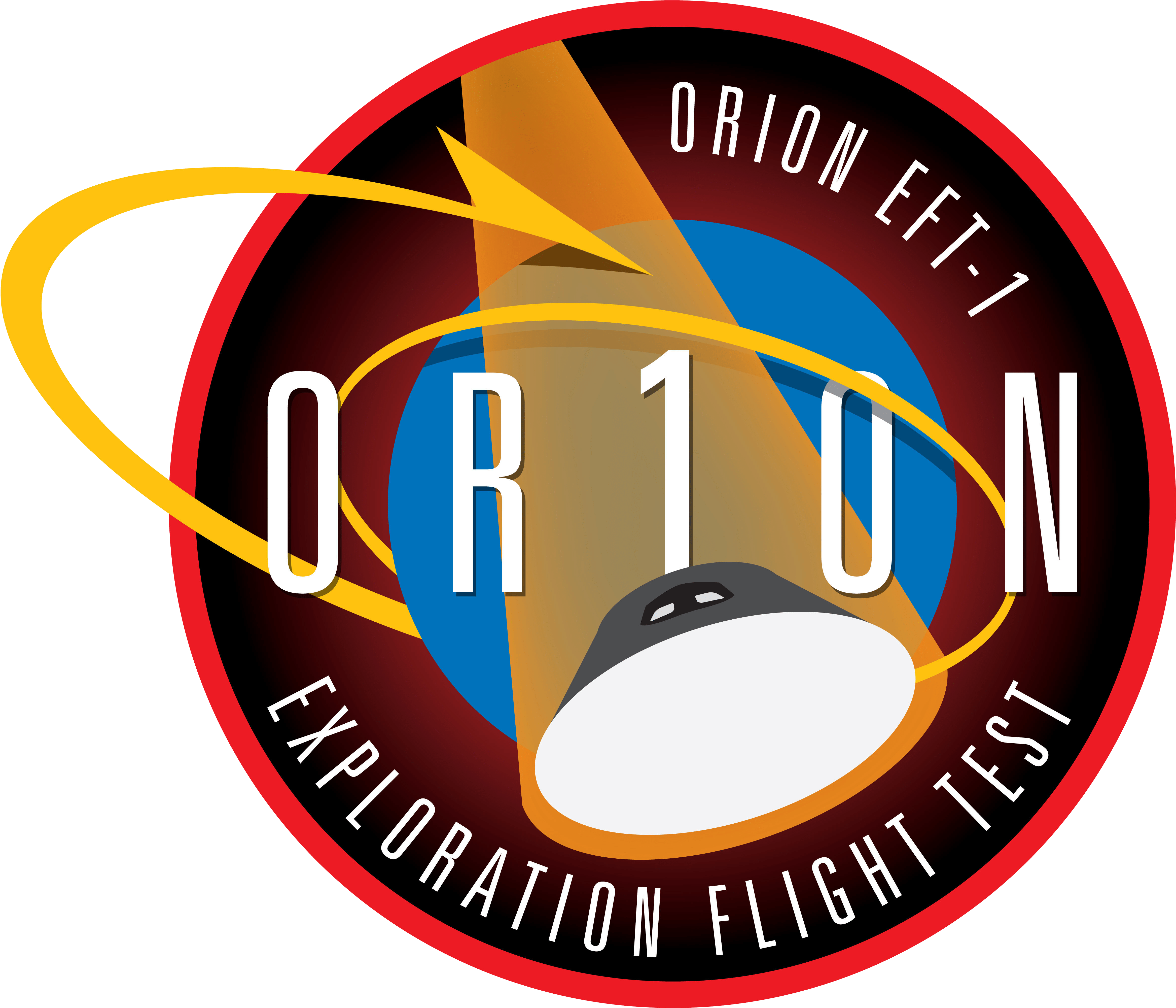 Orion Test Flight Mission Patch - Orion Test Flight Mission Patch (5091x4569)