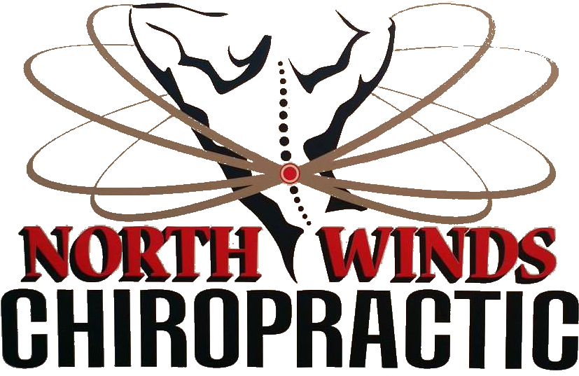 North Winds Chiropractic - Man's Back Drawing (856x538)