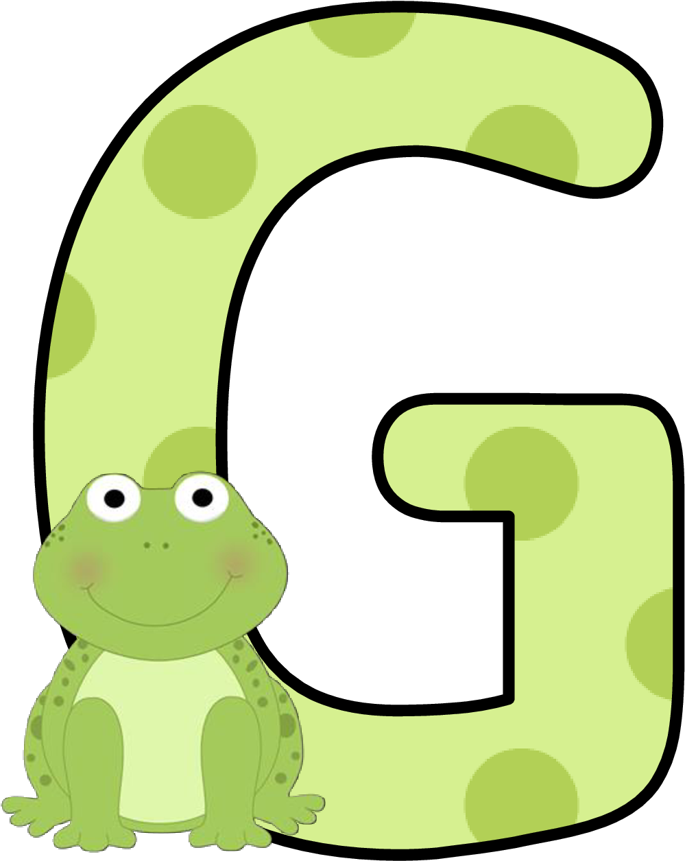 Ch B *✿* Alfabeto Ranita De Kid Sparkz - Alphabet (1057x1320)