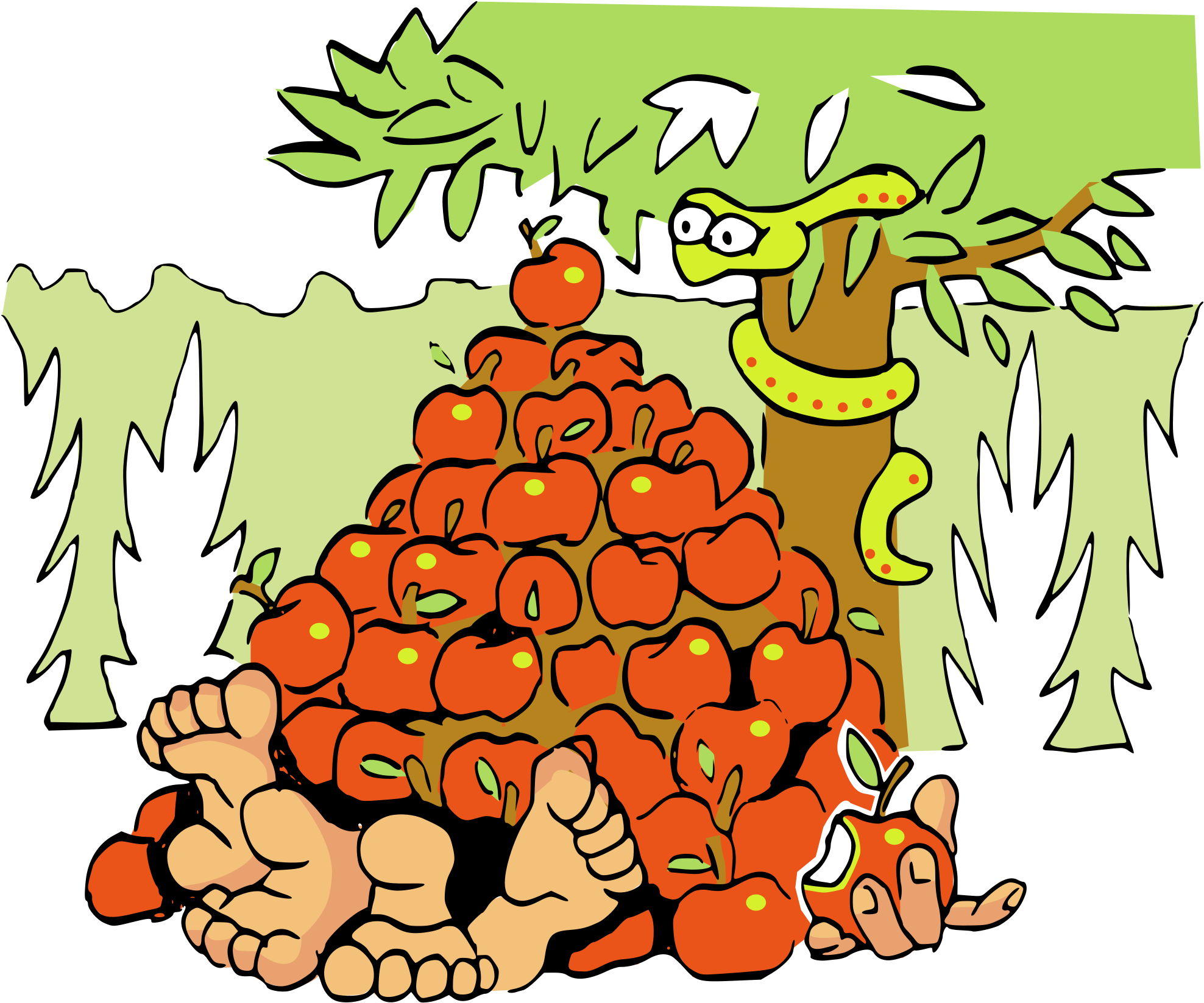 Big Image - Adam And Eve (2400x2109)