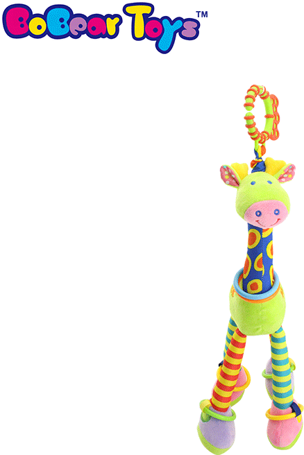 Bobeartoys Colorido Girafa Bebê Brinquedo De Pelúcia - Stuffed Toy (750x750)